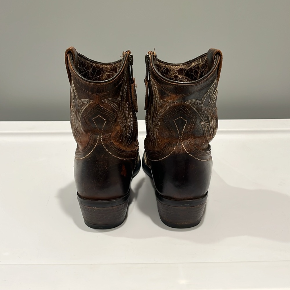 Ariat Brown Western Boots - Picture 3 of 9